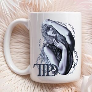 Taylor Swift TTPD 15oz White Ceramic Mug
